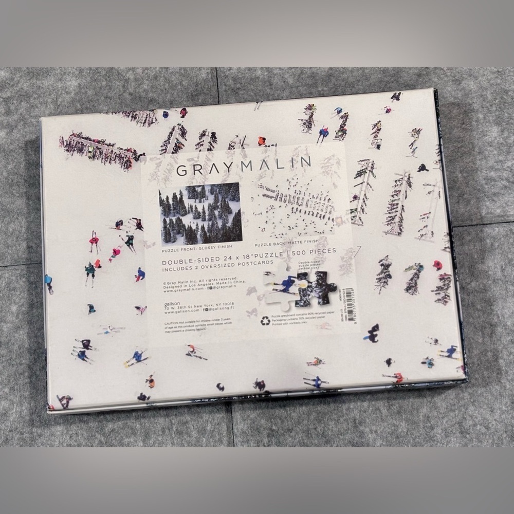 πβοΈπ Gray Malin "The Snow" 500-Piece Puzzleπ βοΈπ - Picture 4 of 6